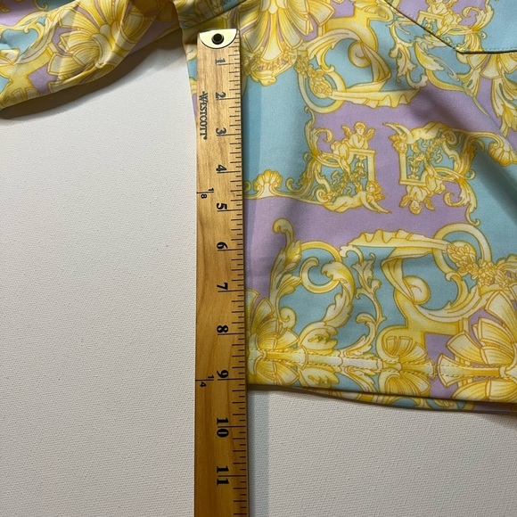 NWT Men's Pastel Baroque Print Board Shorts Size Medium (Z) - Picture 7 of 7